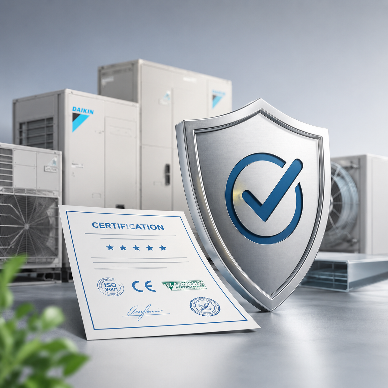 Équipements certifiés